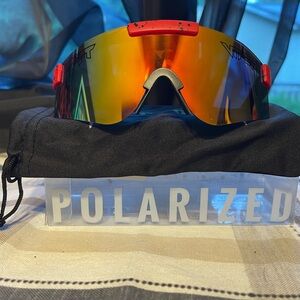 BRAND NEW - Red Polarized Pit Viper Sunglasses.